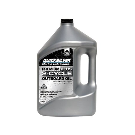 Quicksilver Quicksilver Marine Lubricants TC-W3 2-Cycle Outboard Motor Oil 1 gal 1 pk 710-92-858027Q0